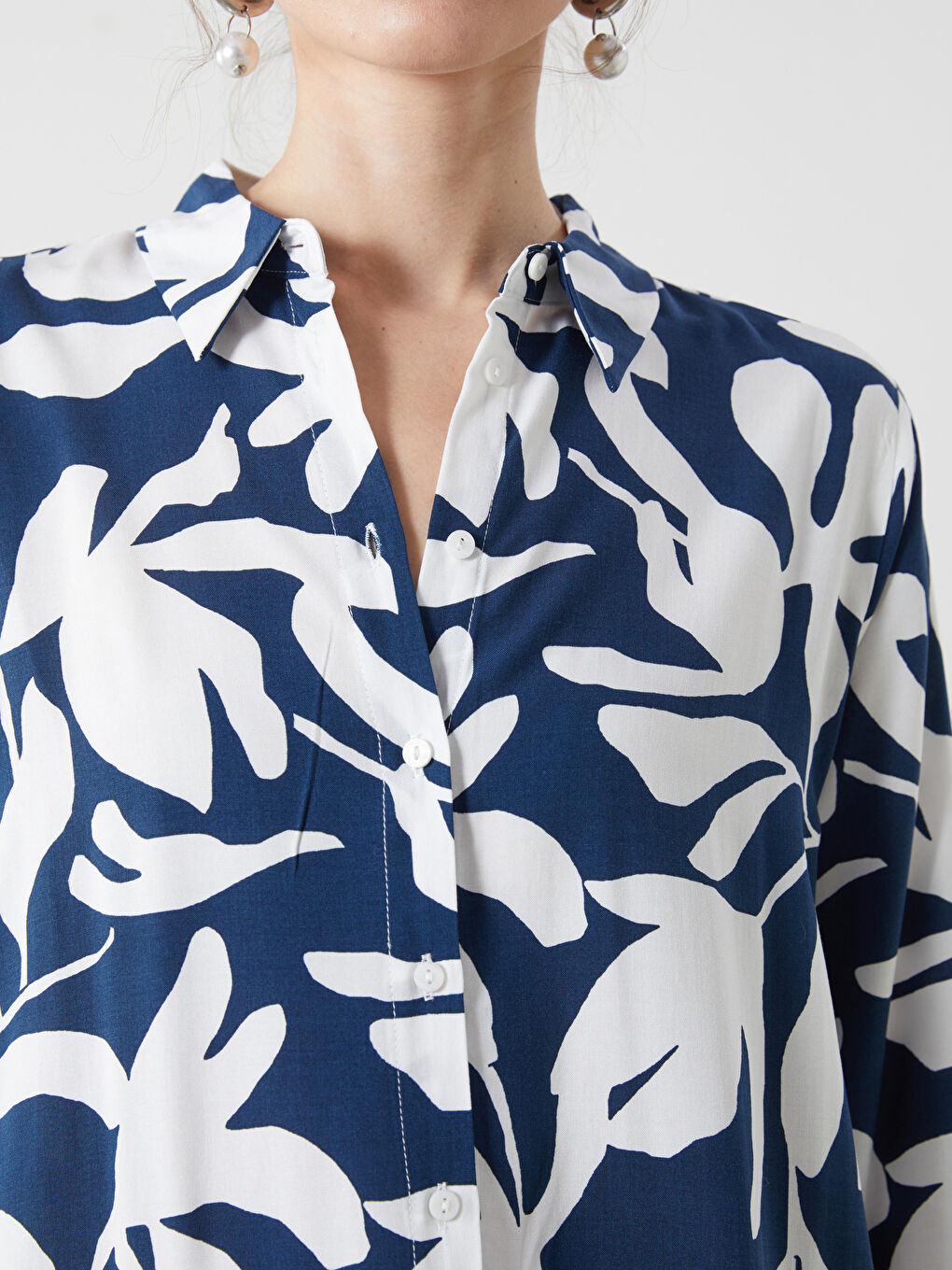 LCWAIKIKI Classic Tunique Chemise à Motifs pour Femmes -S5IN92Z8-LSJ