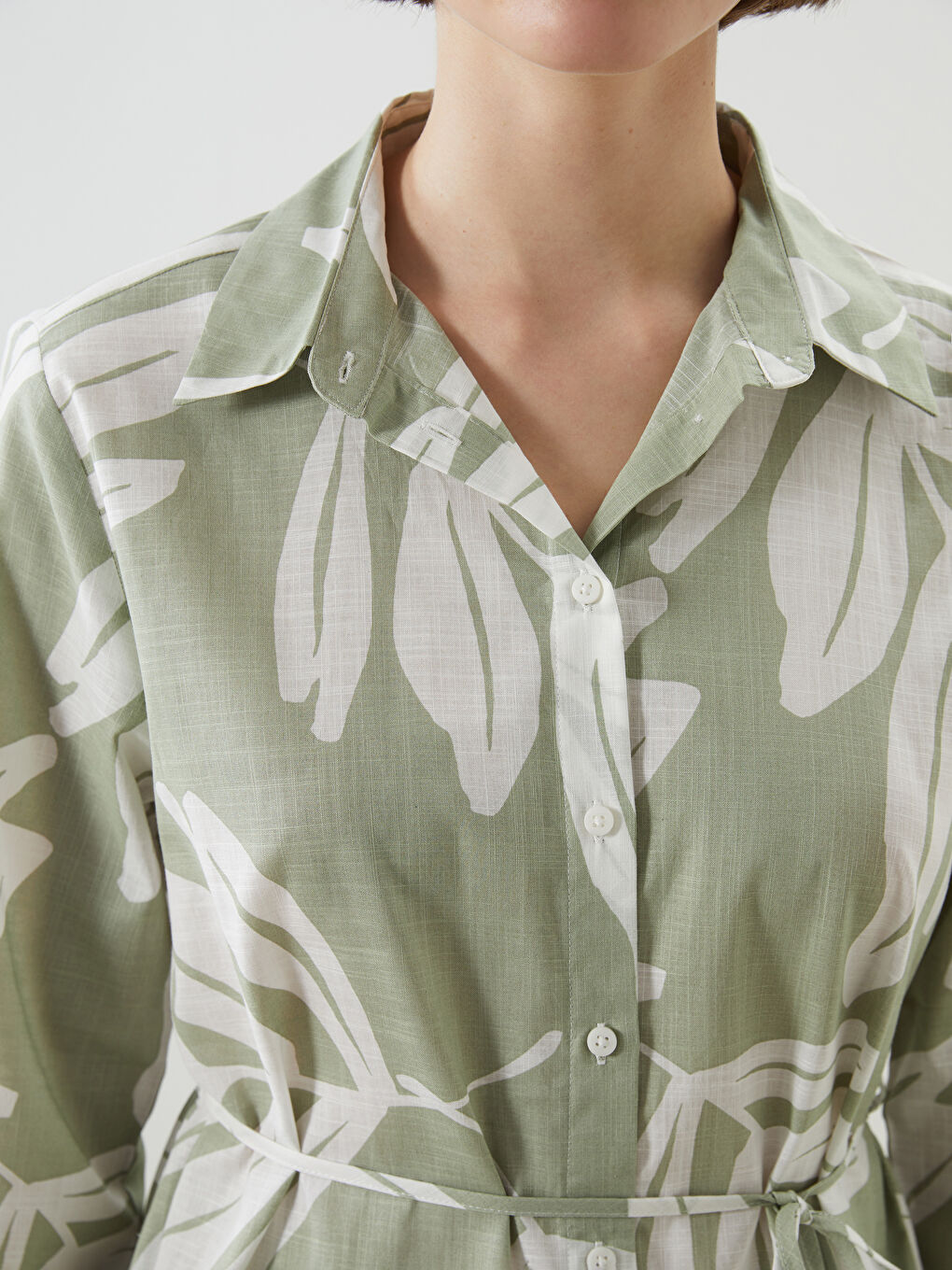 تونيك قميص زهري للسيدات-2