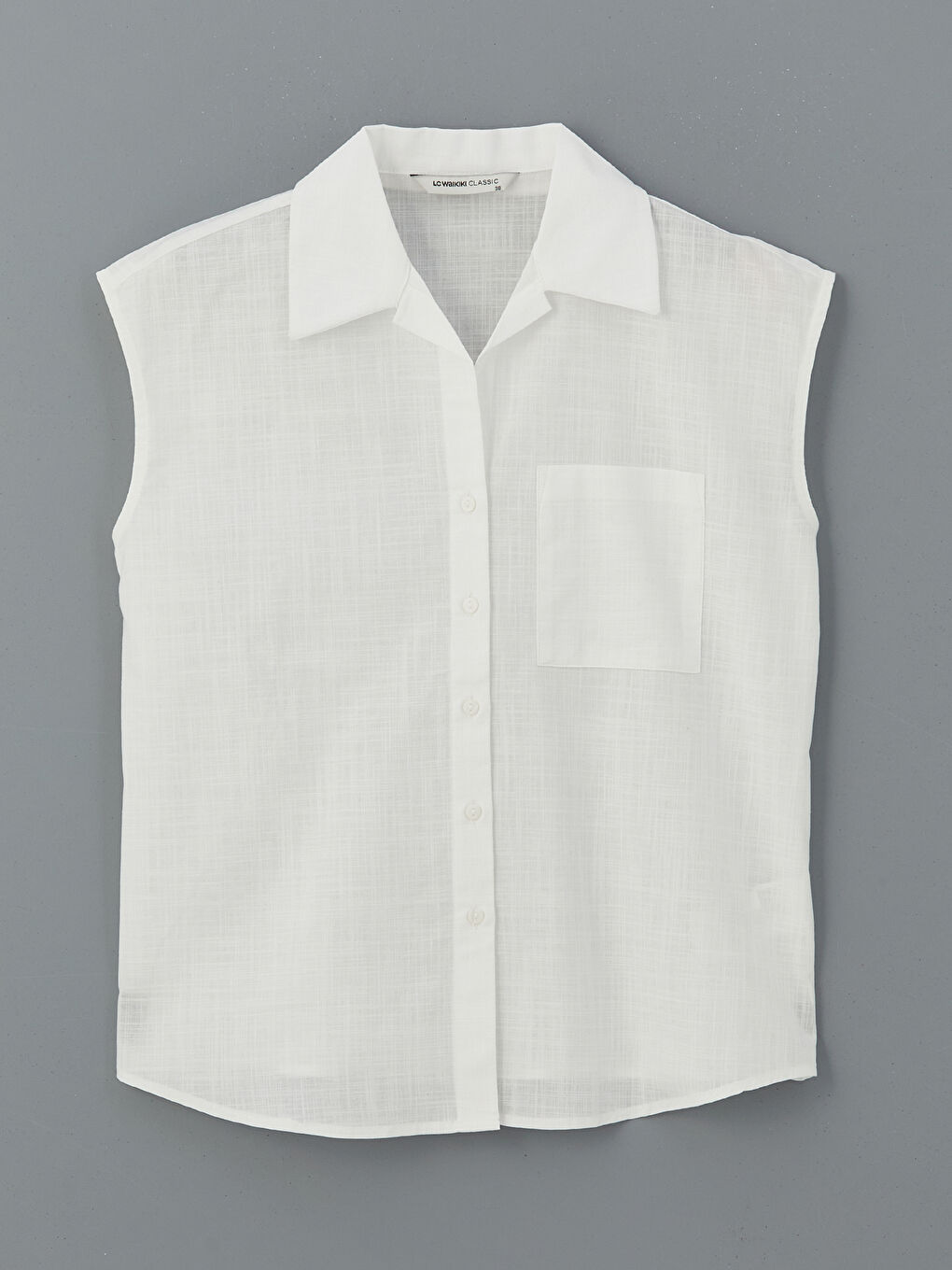 LCWAIKIKI Classic Loose Fit Women's Shirt with Pockets -S5IN99Z8-EEW