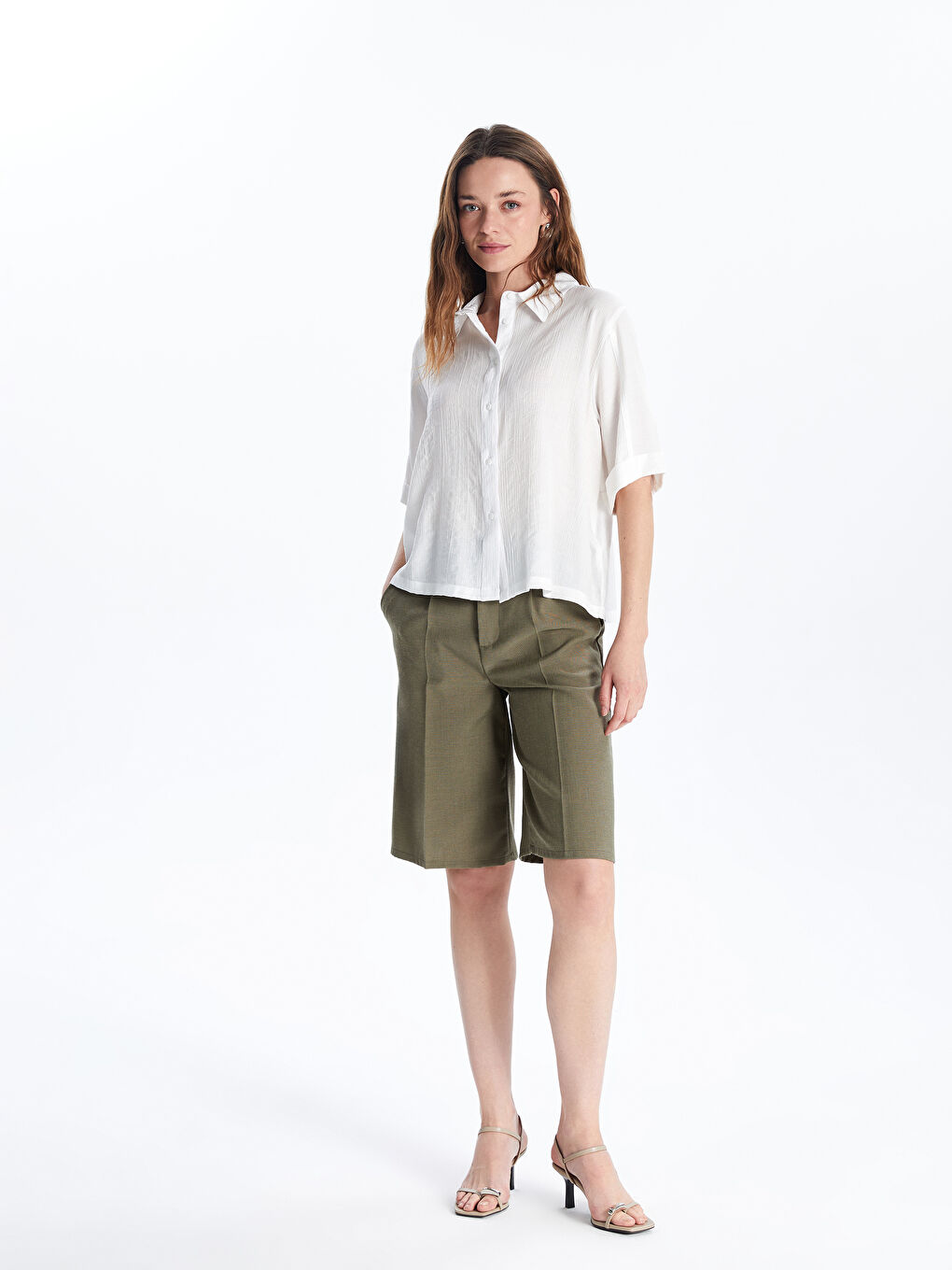 LC Waikiki Woman WHITE Shirt -S5IO15Z8-Q6K