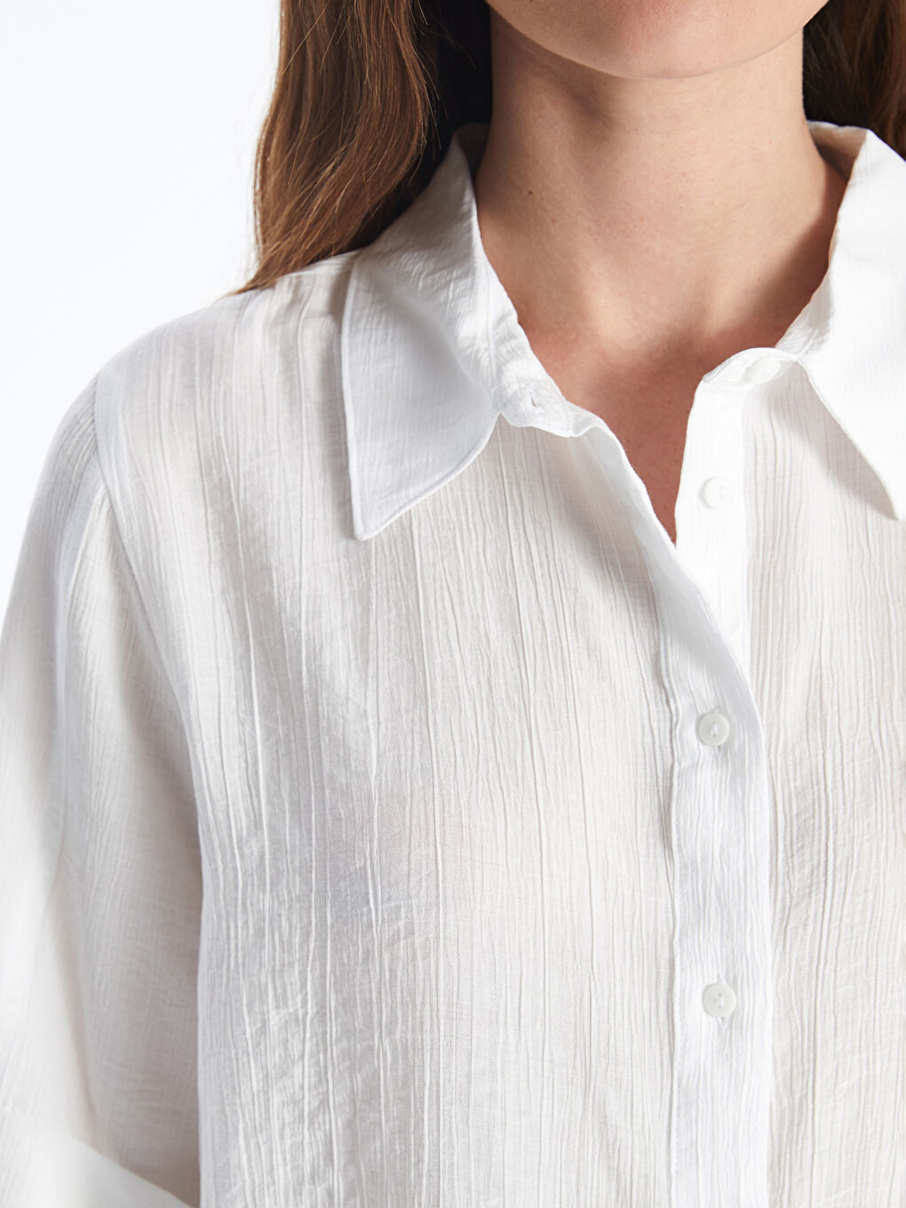 LC Waikiki Woman WHITE Shirt -S5IO15Z8-Q6K