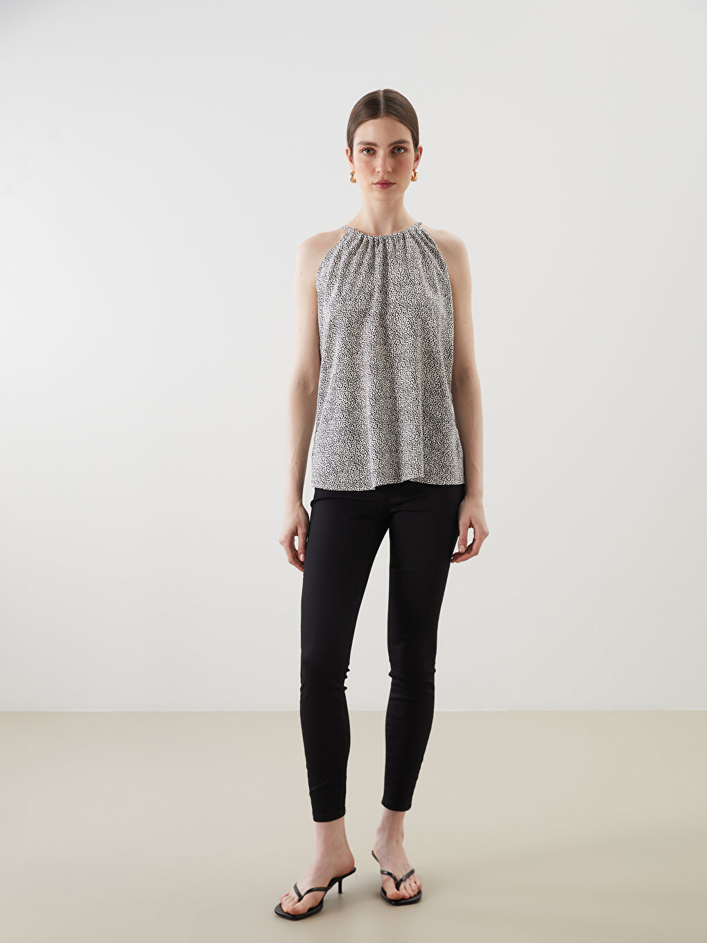 Woman BLACK Blouse -S5IO41Z8-LQJ