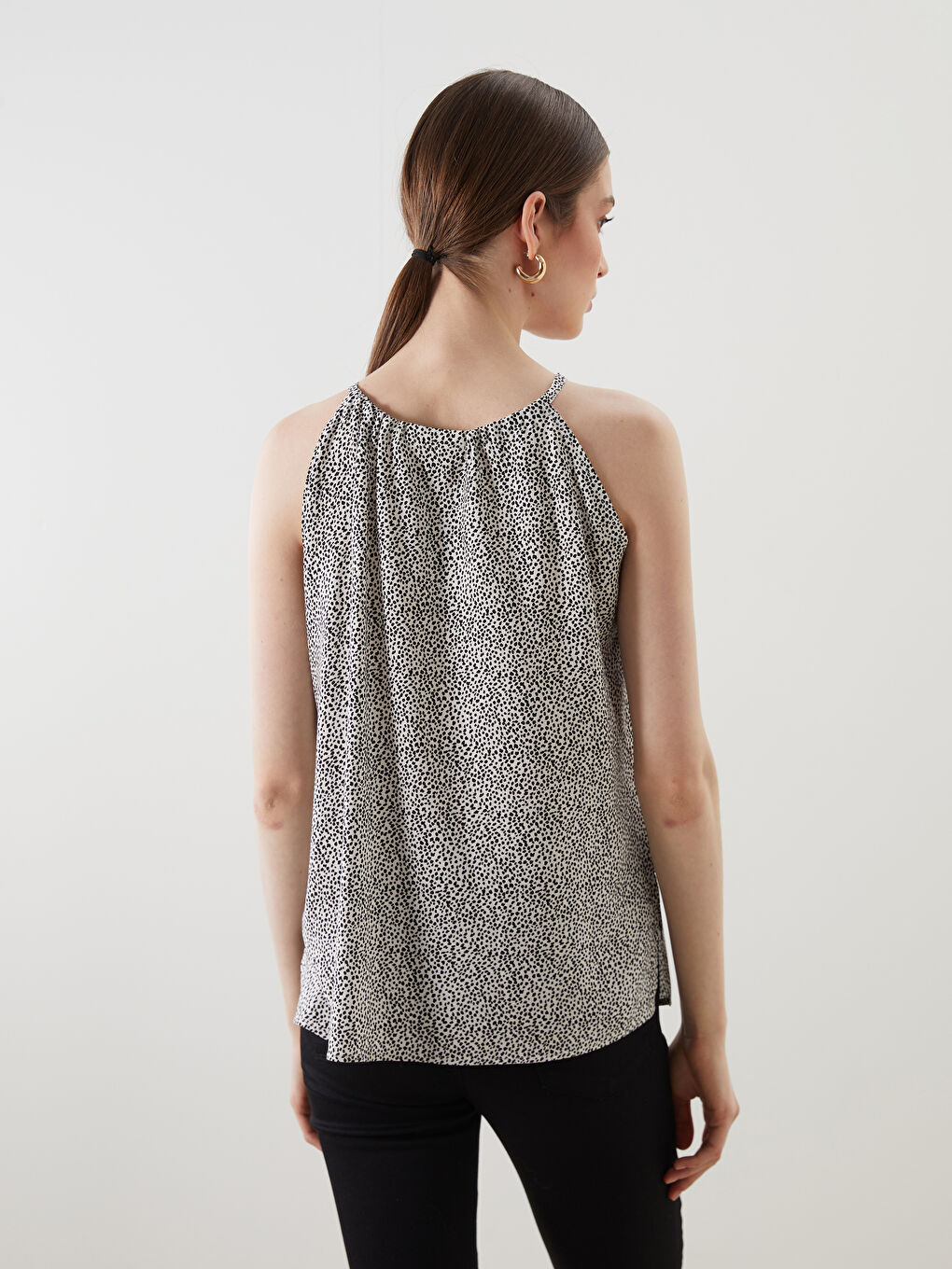Woman BLACK Blouse -S5IO41Z8-LQJ