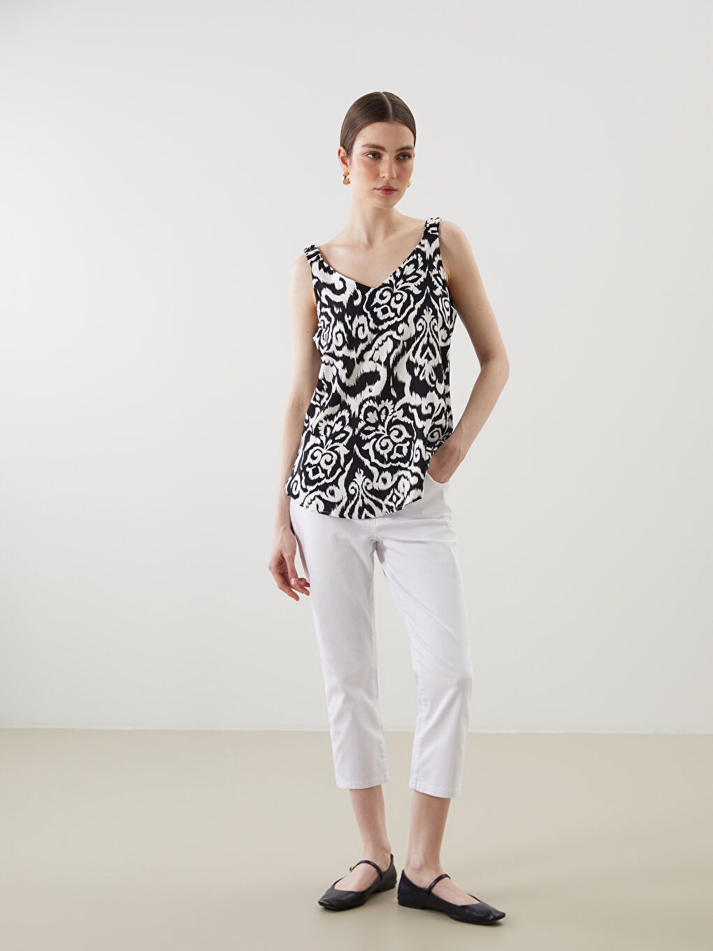 Woman ECRU Blouse -S5IO45Z8-LRA