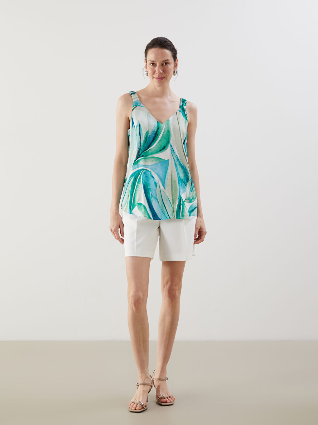 Woman GREEN Blouse -S5IO45Z8-LRR