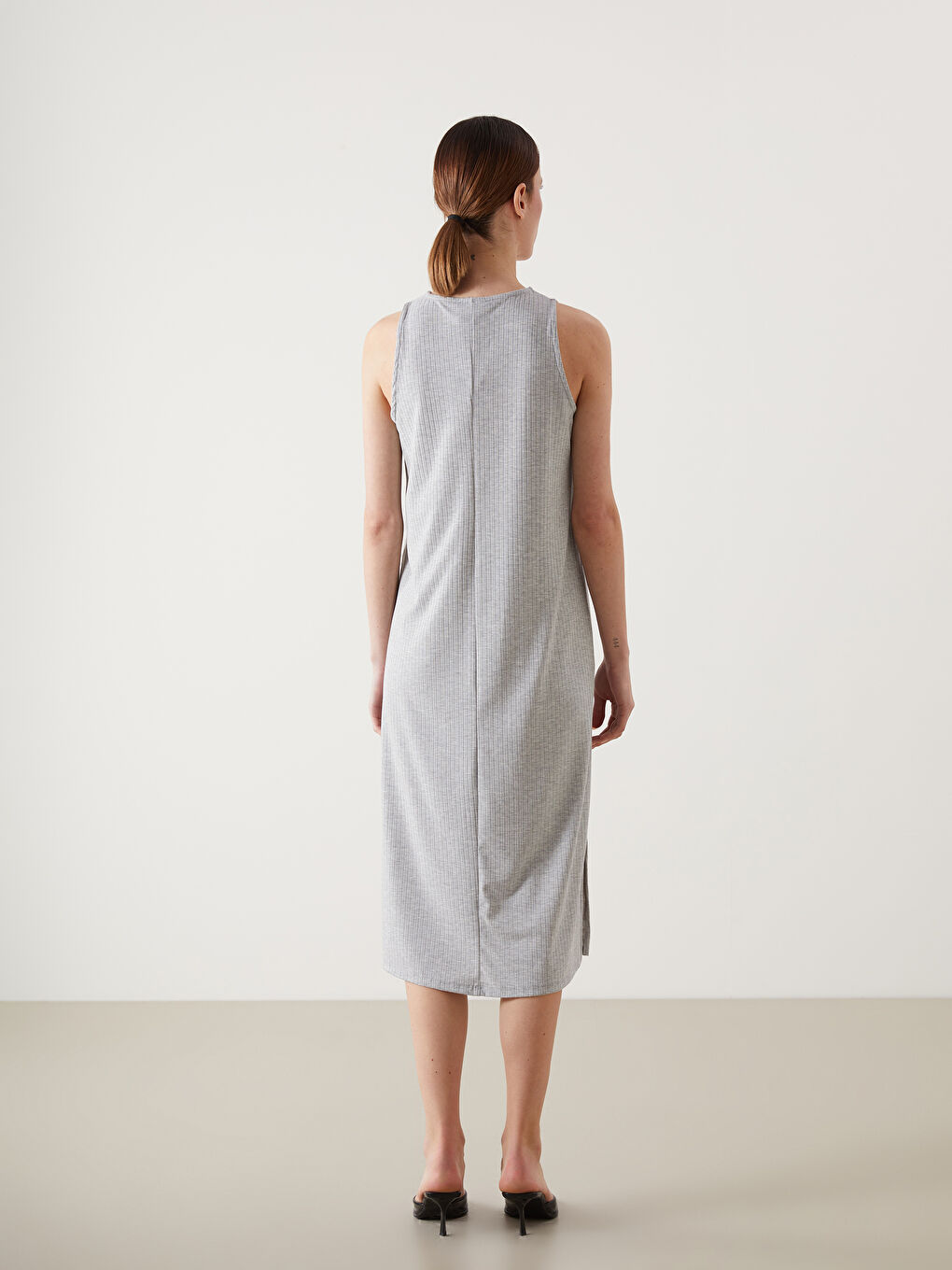 LCW Comfort Crew Neck Women's Dress -S5IO48Z8-CT3