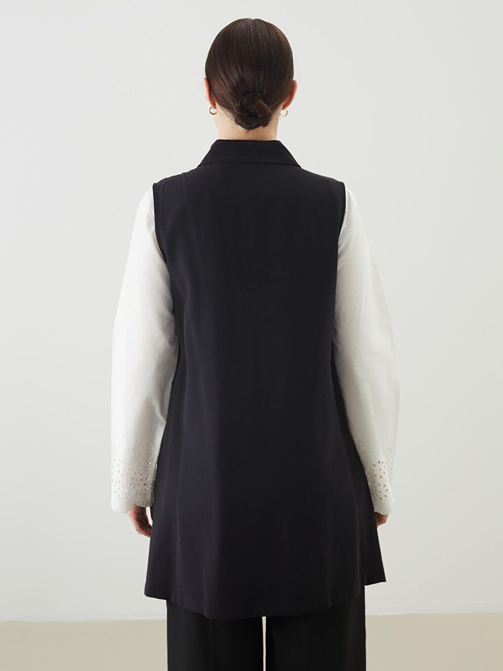 Jacket Neck Women's Classic Waistcoat -S5IO52Z8-CVL