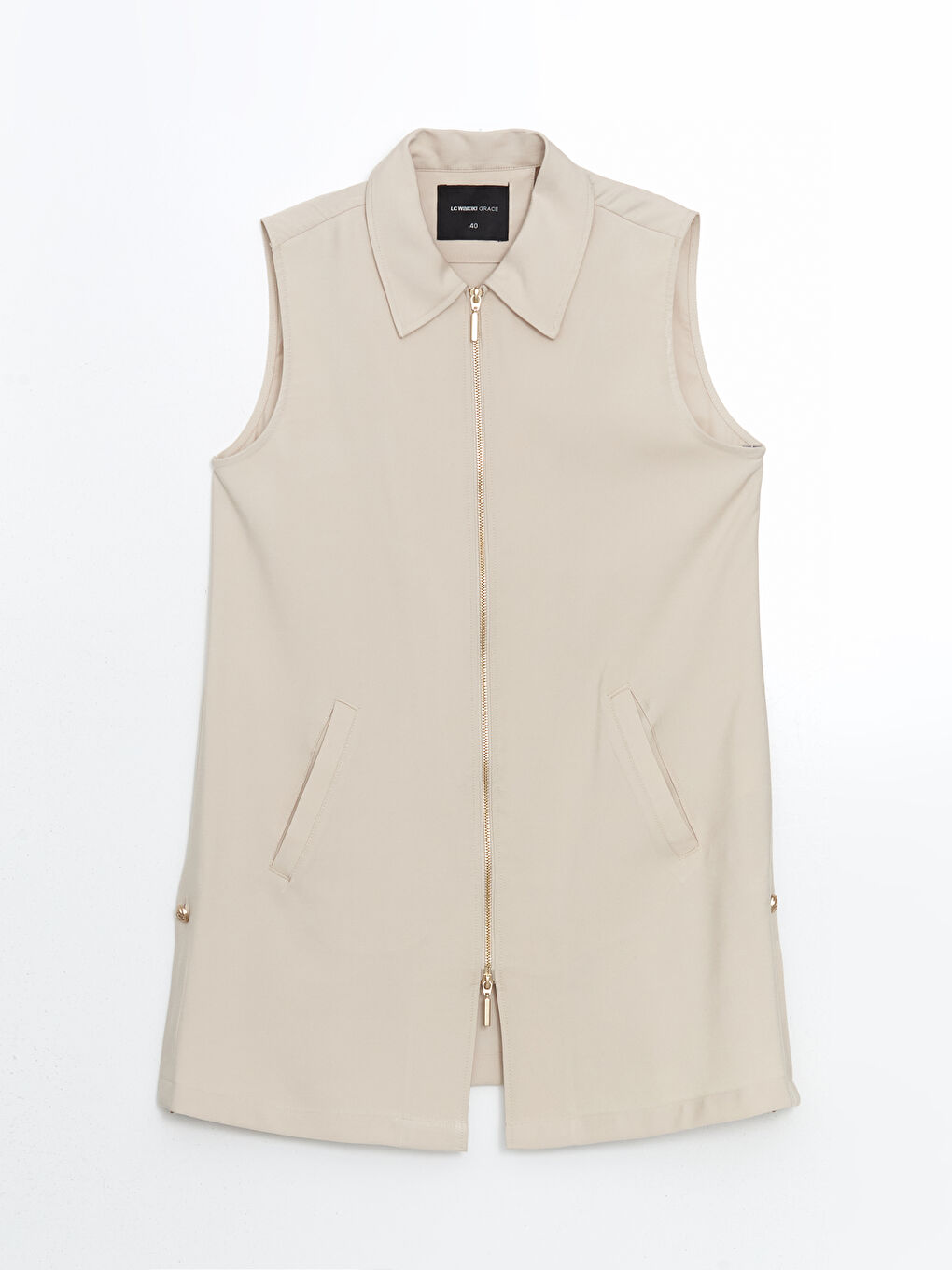 Jacket Collar Women's Classic Vest -S5IO52Z8-J00