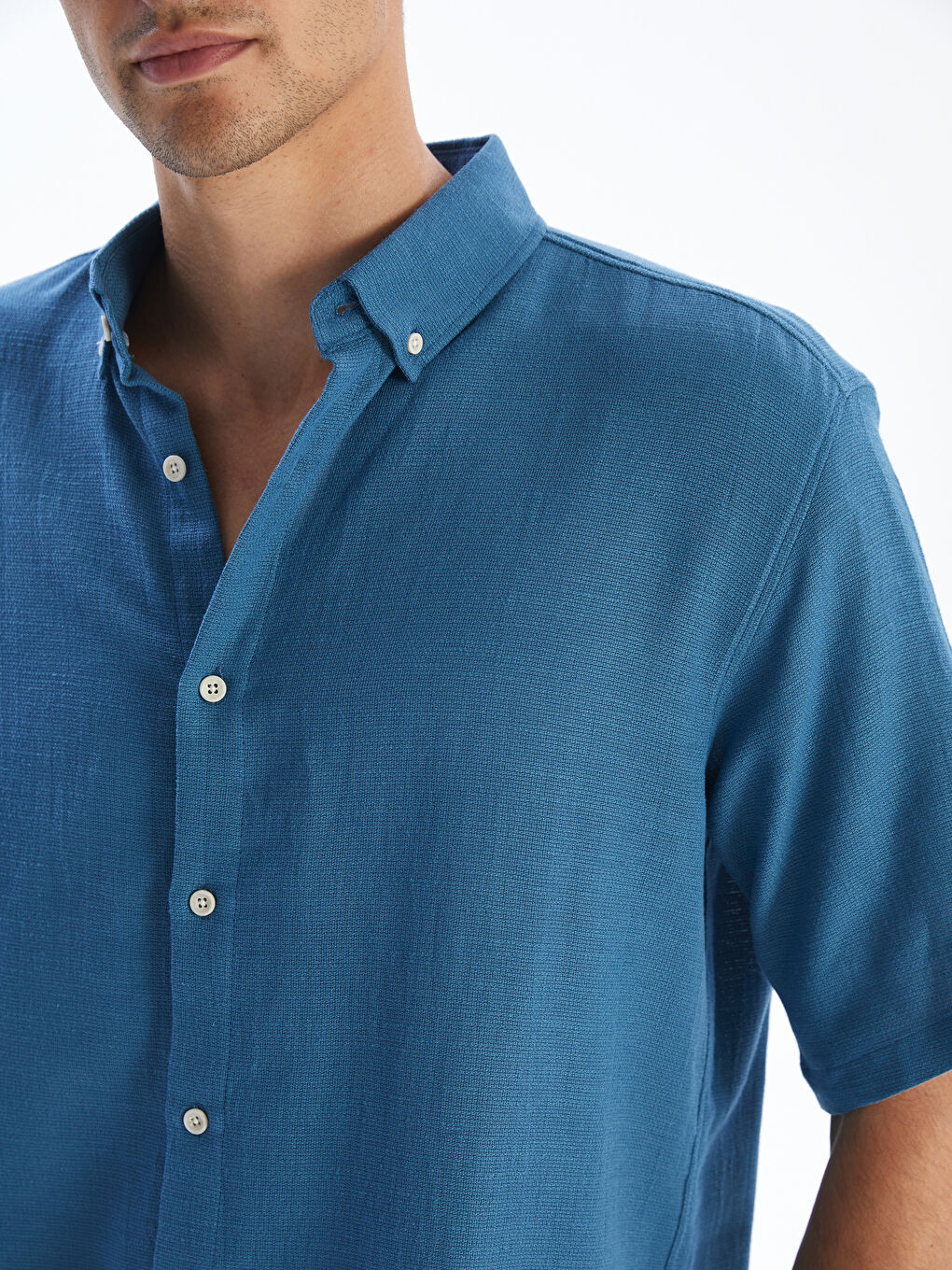 Mavi Regular Fit Kısa Kollu Erkek Gömlek-2