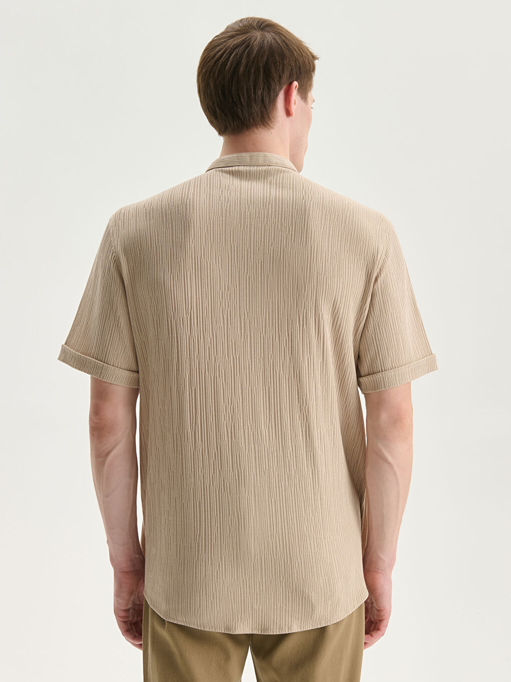Regular Fit Short Sleeve Men's Shirt-6