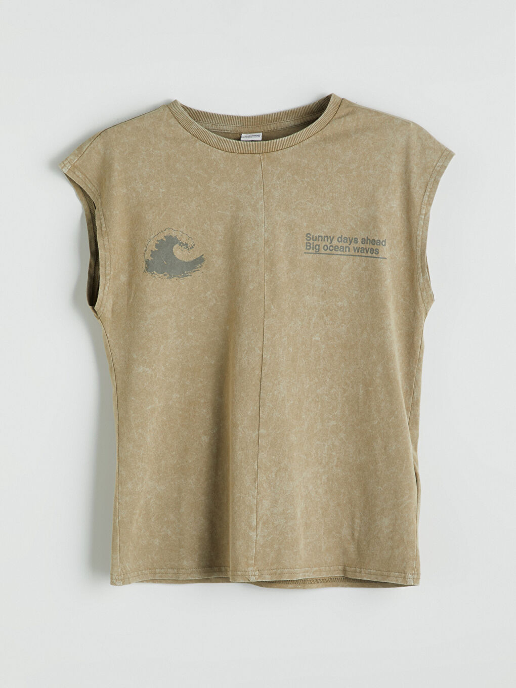 LCW Kids Rundhalsausschnitt Tanktop für Jungen -S5IO85Z4-GYP