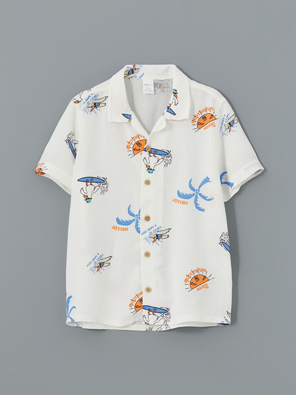 Resort Collar Short Sleeve Baby Boy Shirt -S5IO92Z1-LRA