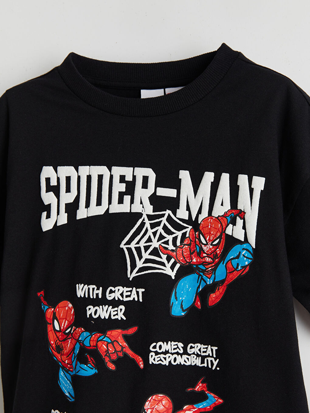 Футболка с круглым вырезом с принтом Человека-Паука для мальчиков-2