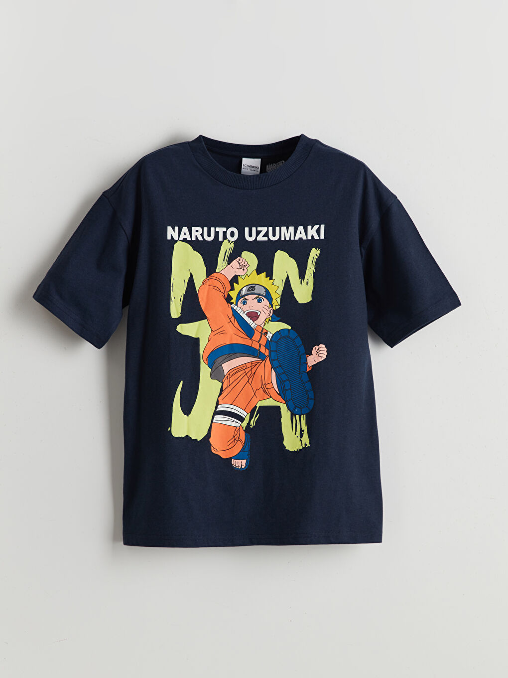LCW Kids Crew Neck Naruto Printed Boys' T-Shirt -S5IP21Z4-DWP