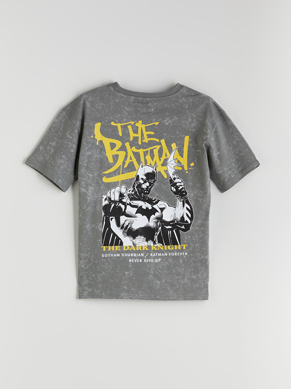 LCW Kids Bisiklet Yaka Batman Baskılı Erkek Çocuk Tişört -S5IP22Z4-LRW