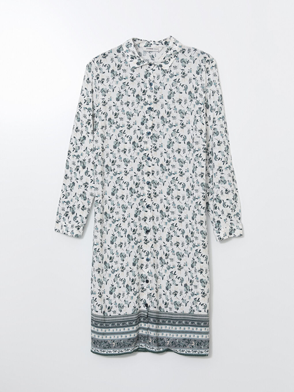Patterned Women's Shirt Tunic -S5IP24Z8-LRL