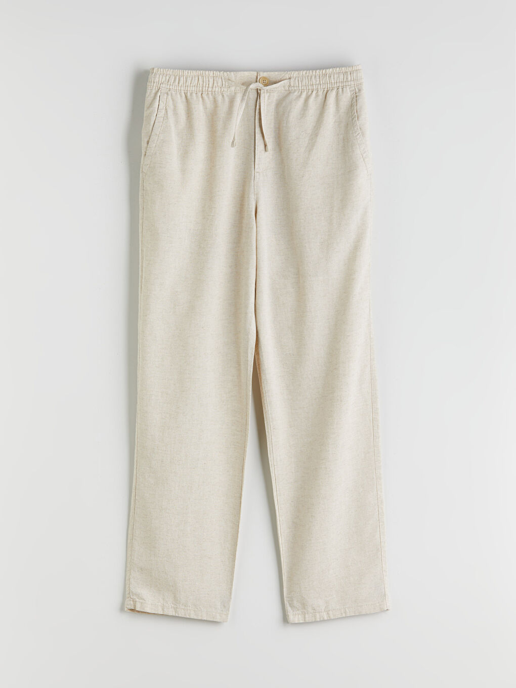 XSIDE Relaxed Fit Linen Blend Men's Trousers -S5IP26Z8-FT0