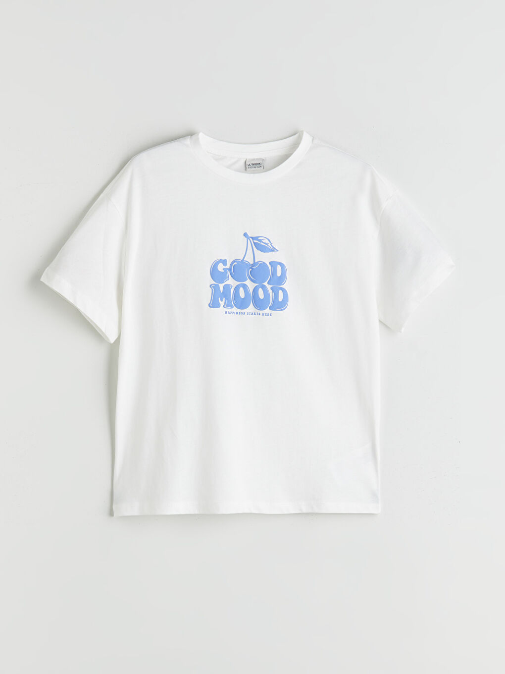 LCW Kids Bisiklet Yaka Kız Çocuk Tişört 2'li -S5IP31Z4-FYX