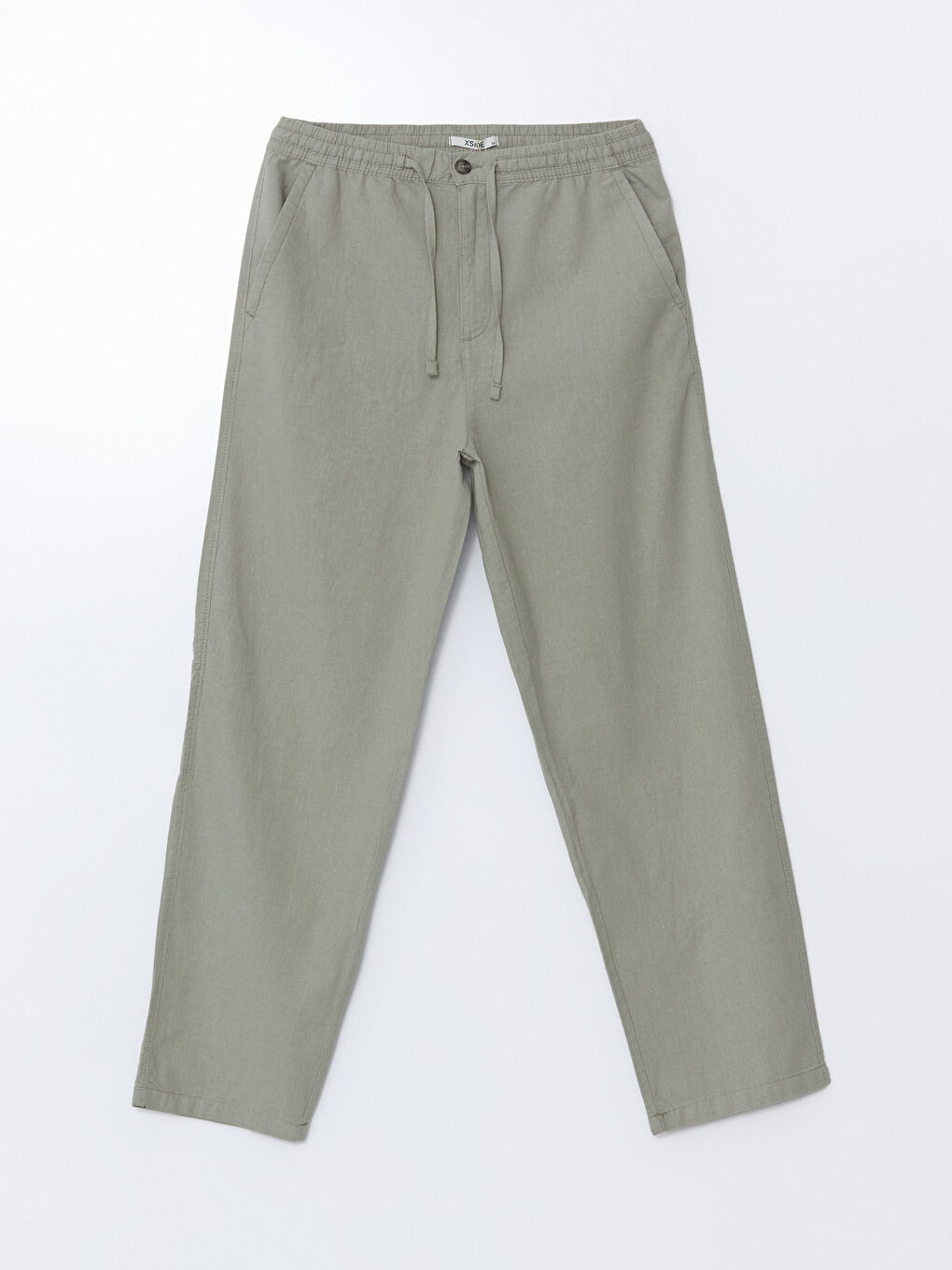 XSIDE Muške pantalone opuštenog kroja od mešavine lana -S5IP45Z8-Z6C