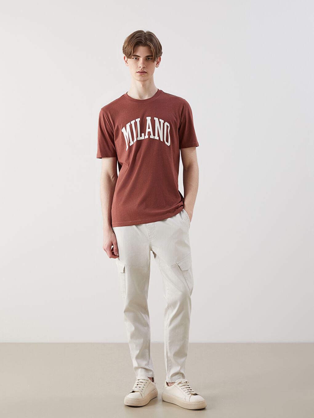 بنطلون كارغو رفيع للرجال