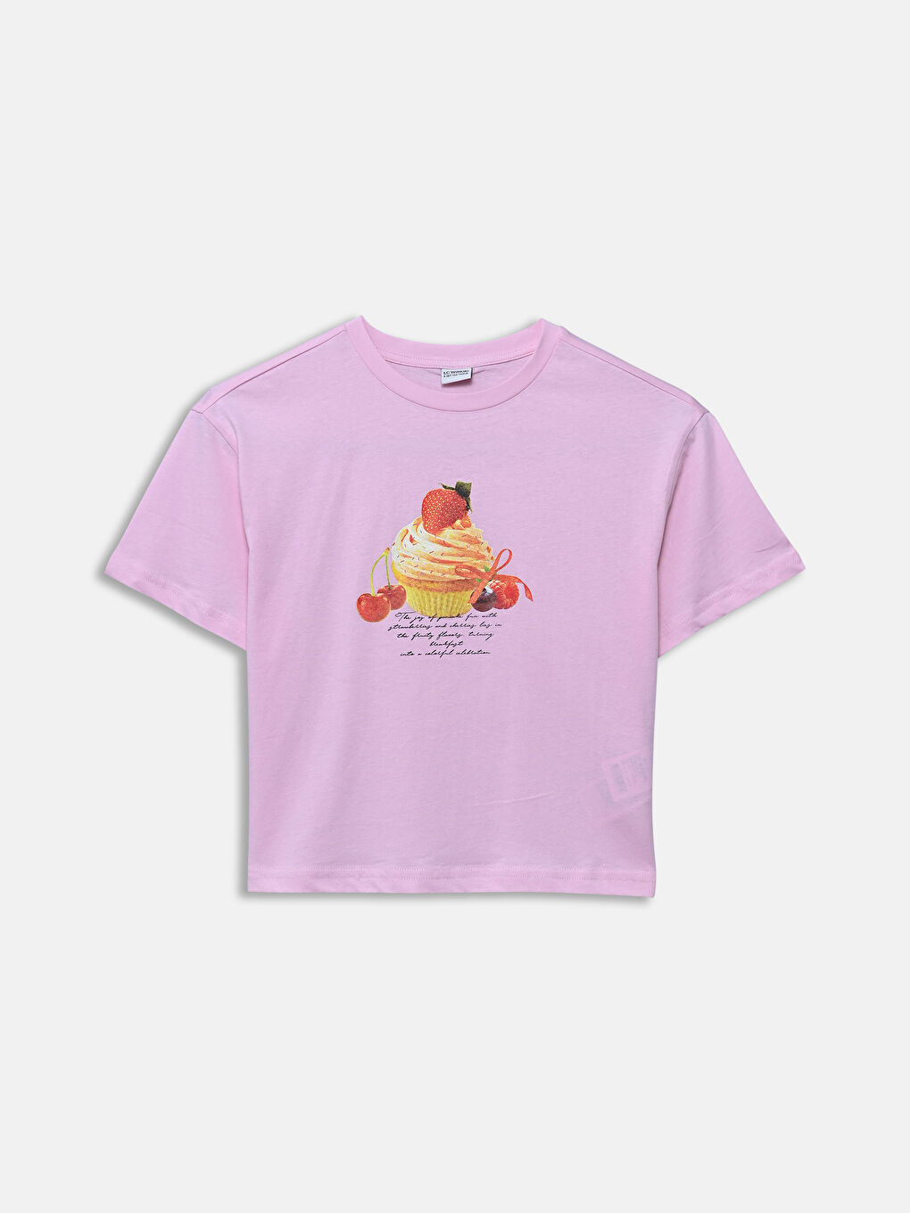 LC Waikiki Crew Neck Printed Girls' T-Shirt -S5IP50Z4-FYX