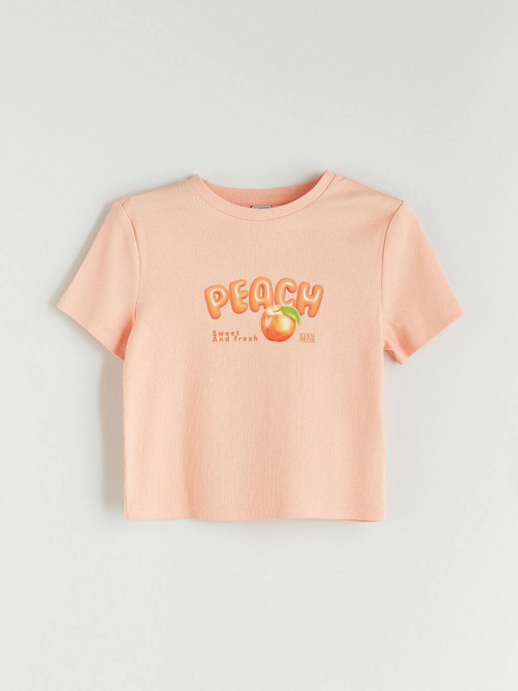 Crew Neck Girls' Crop T-Shirt -S5IP55Z4-VVW