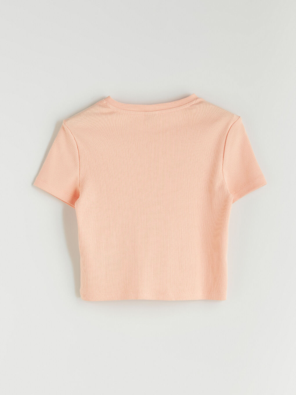 Crew Neck Girls' Crop T-Shirt -S5IP55Z4-VVW