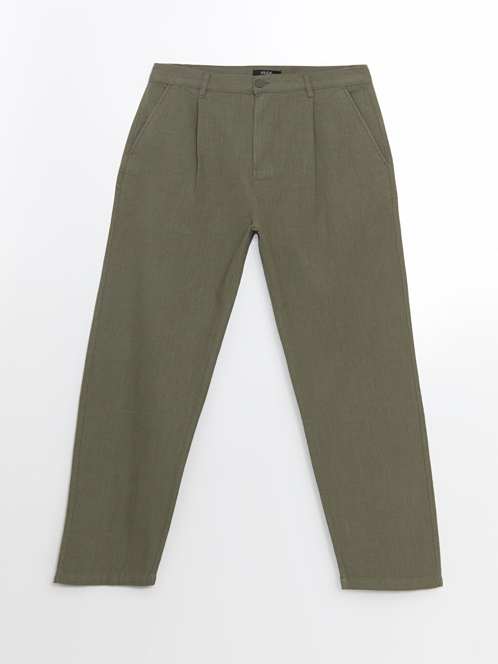 XSIDE Relaxed Fit Linen Look Men's Trousers -S5IP63Z8-S5R