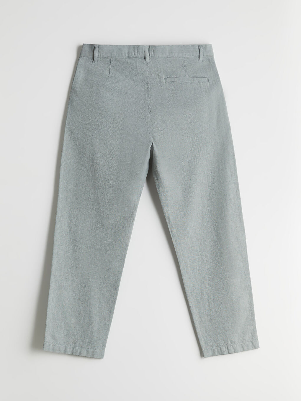 XSIDE Relaxed Fit Linen Look Men's Trousers -S5IP63Z8-Z6D