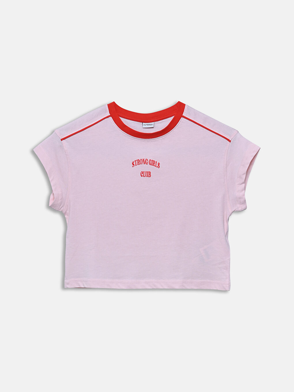 Crew Neck Printed Girls' T-Shirt