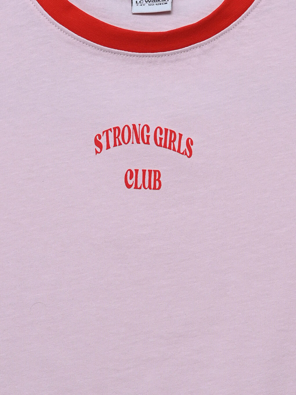 Crew Neck Printed Girls' T-Shirt-2