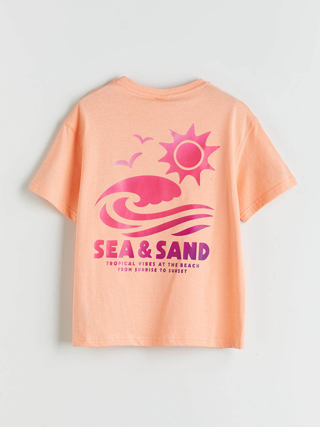 LC Waikiki Crew Neck Printed Girls' T-Shirt -S5IP69Z4-FNG