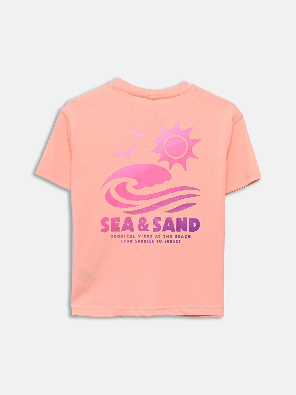 LC Waikiki Crew Neck Printed Girls' T-Shirt -S5IP69Z4-FNG