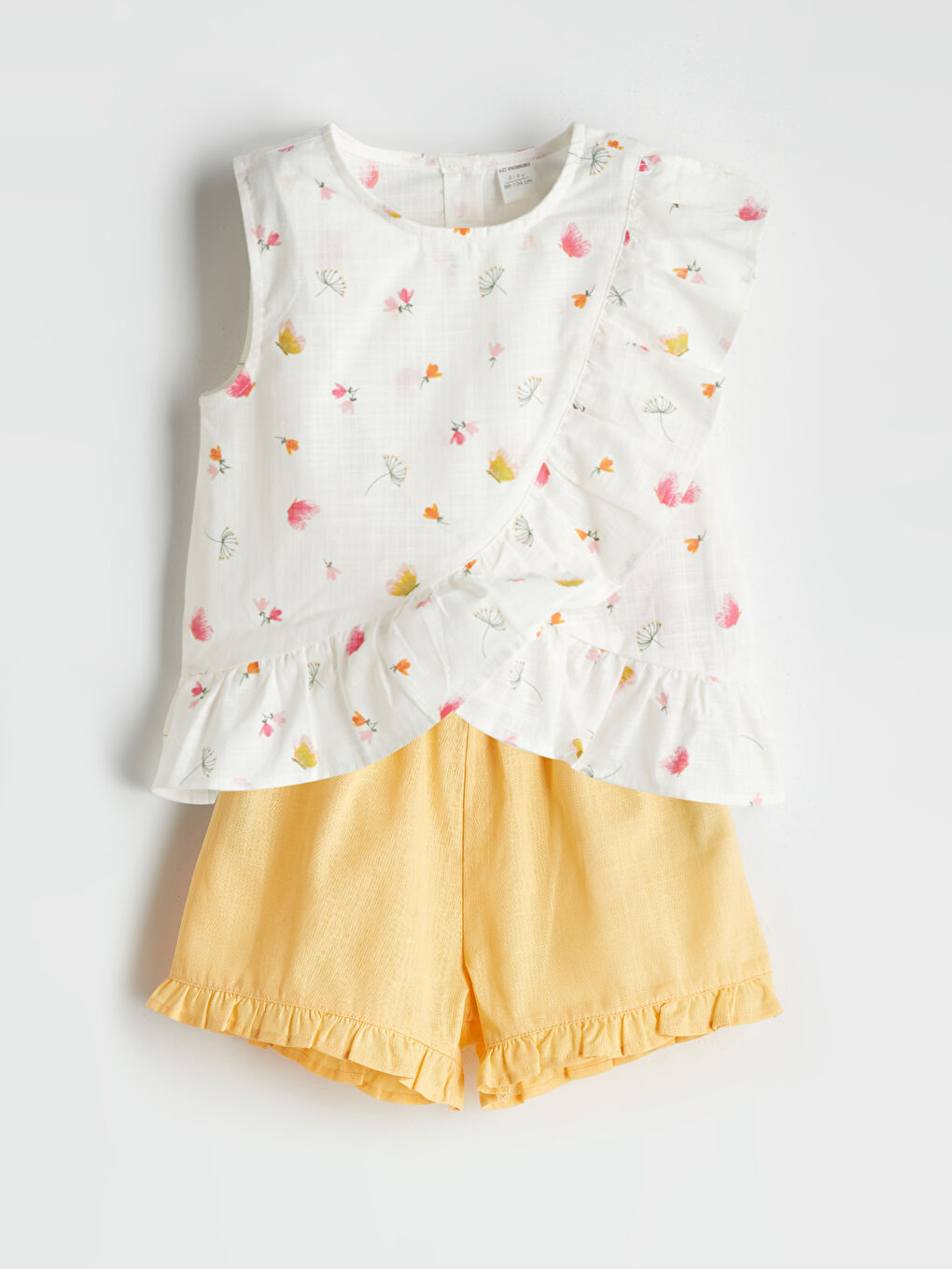 Floral Girls' Blouse and Shorts 2 Pack -S5IQ43Z1-LRA