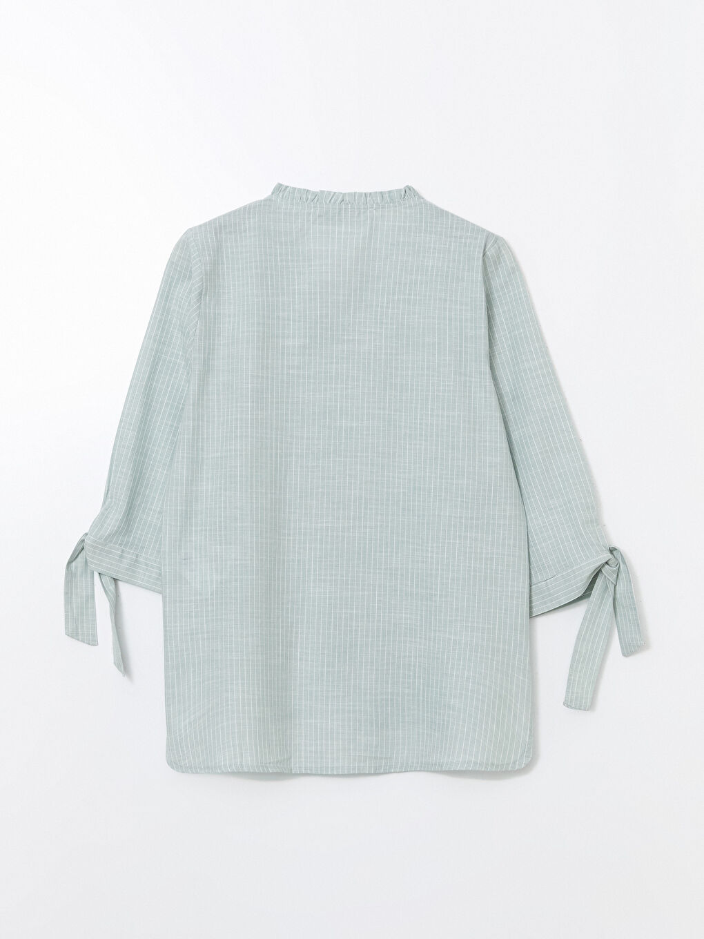 LCWAIKIKI Classic Notch Neck Striped Blouse -S5IQ51Z8-LFH