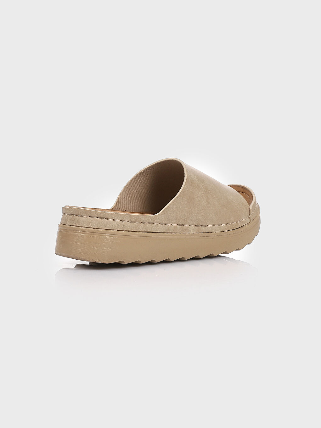 Suede Look Single Strap Women's Slider -S5IQ64Z8-S0A