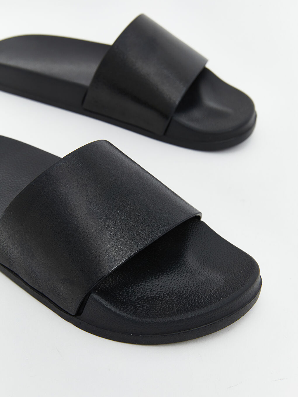 Faux Leather Women's Slippers -S5IQ68Z8-CVL