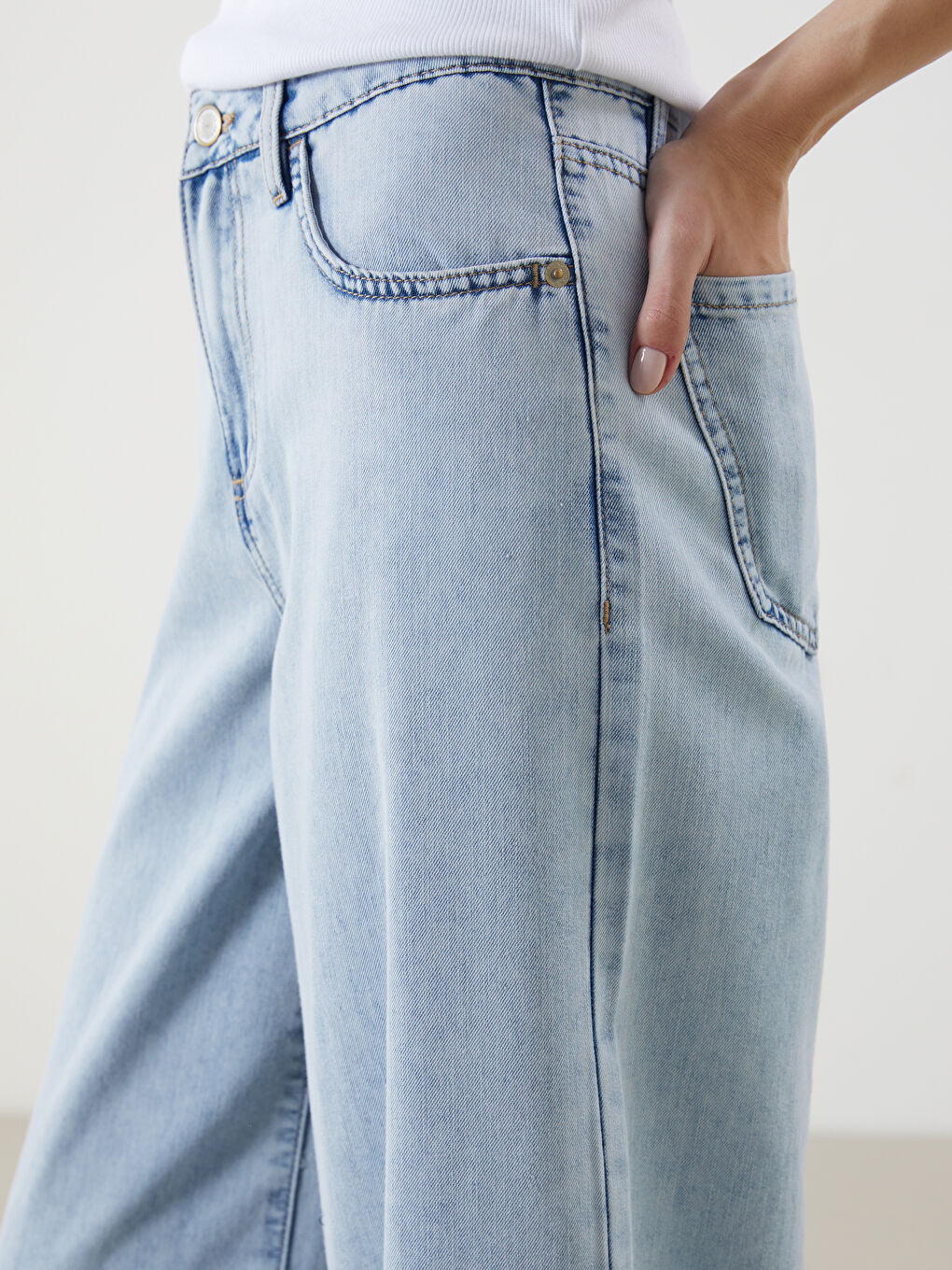 Wideleg Women's Jeans -S5IQ71Z8-311