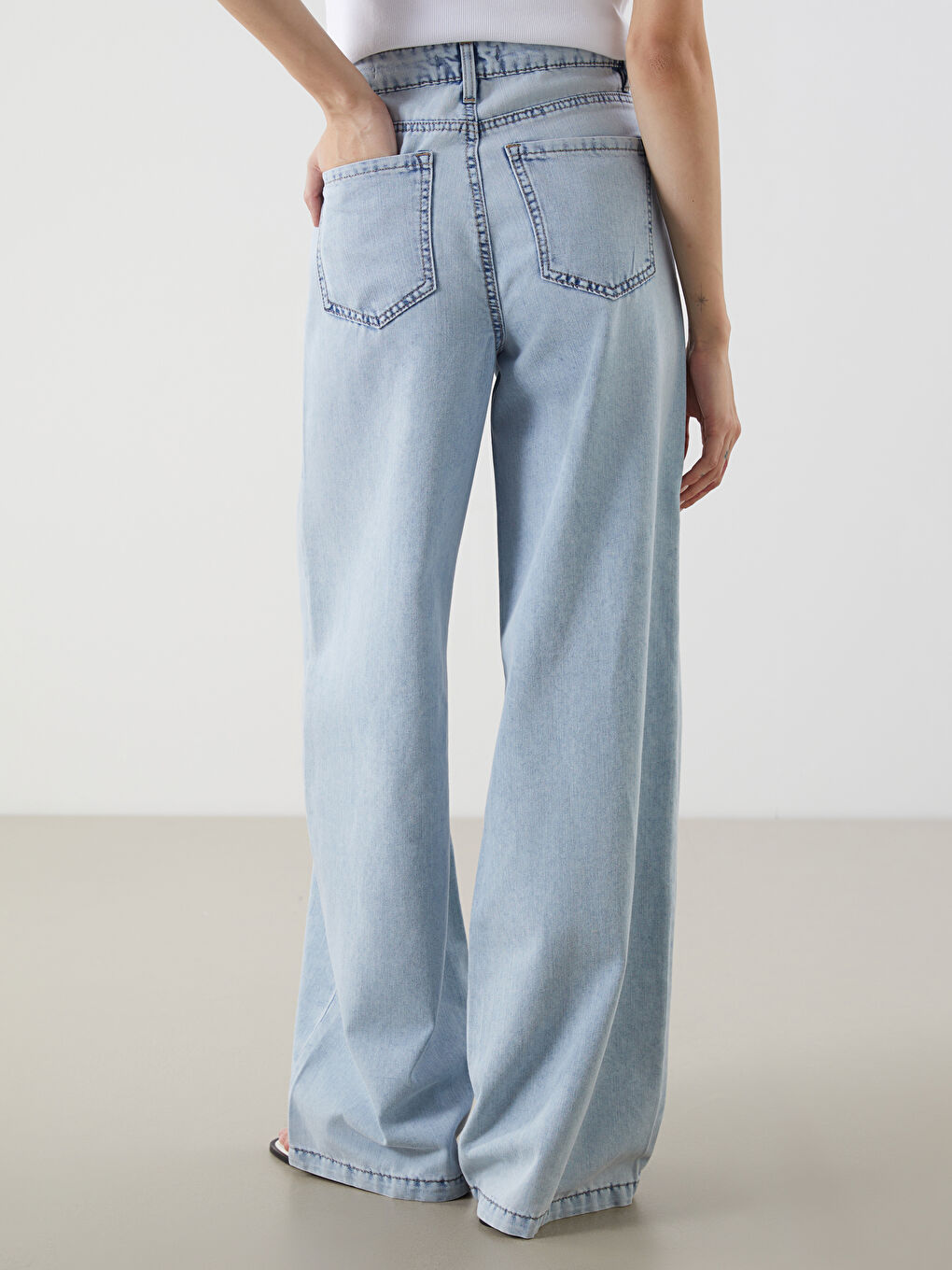 Wideleg Women's Jeans -S5IQ71Z8-311