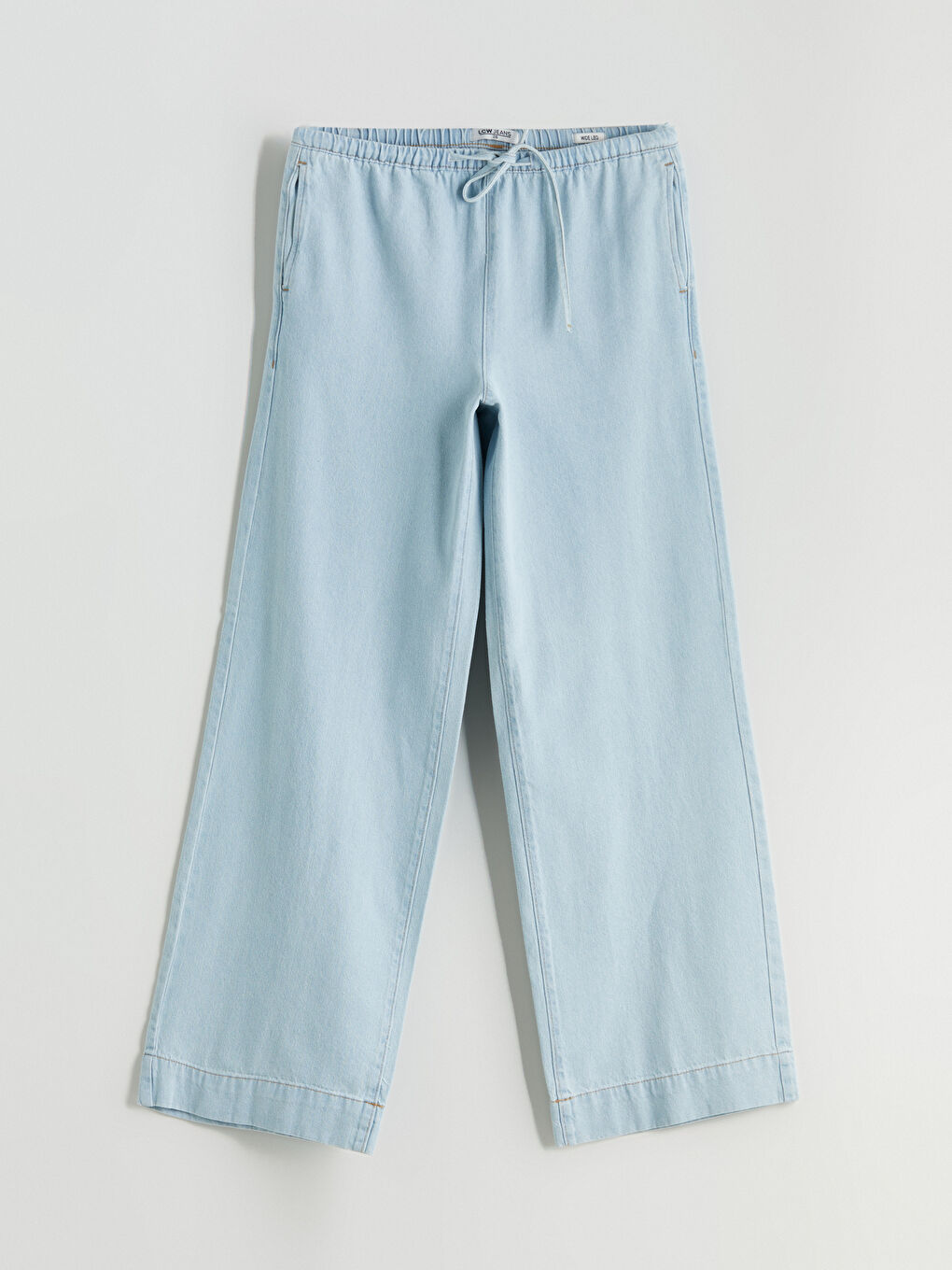 LCW Jeans Дънки с еластична талия и широк крачол за жени -S5IQ74Z8-311