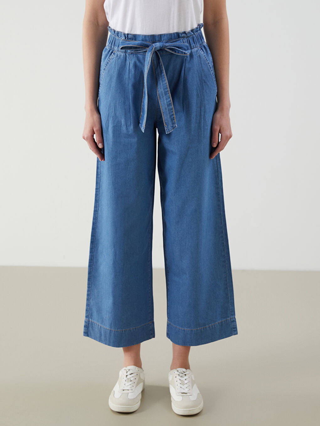 LCW Jeans Τζιν με Ελαστική Μέση και Ίσια Εφαρμογή για Γυναίκες -S5IQ75Z8-311