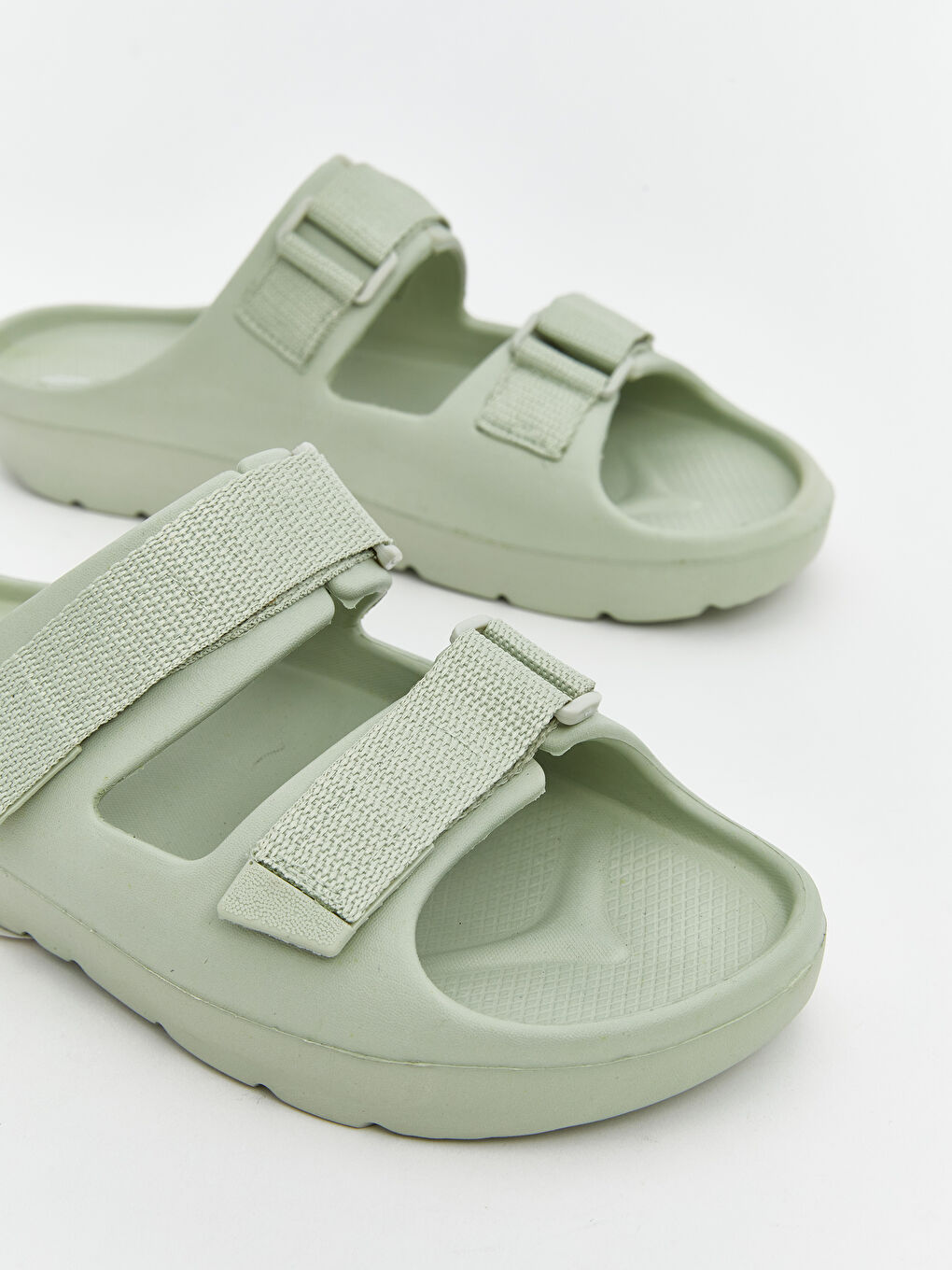 Double Strap Velcro Women's Slipper -S5IQ79Z8-YJD