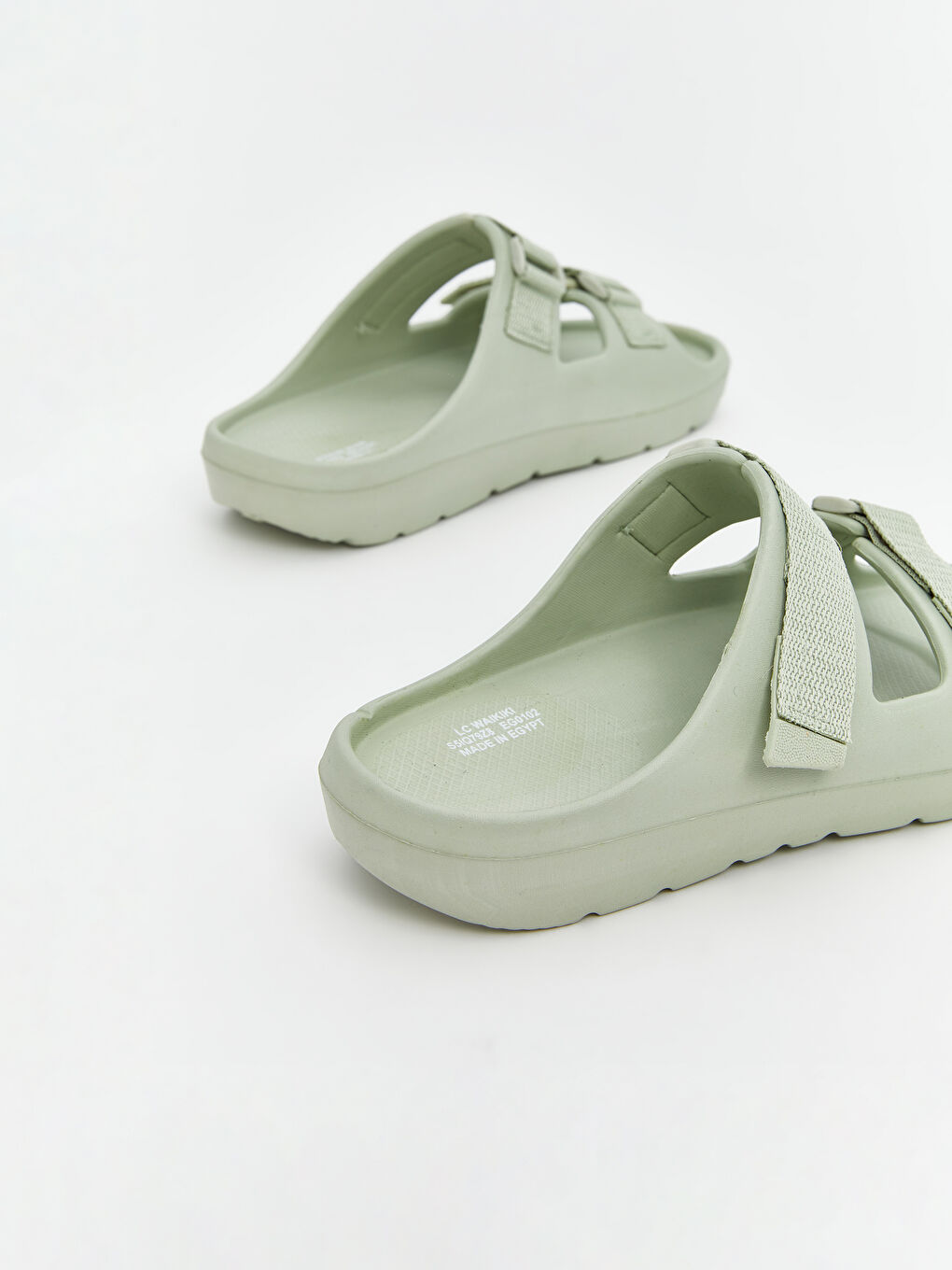 Double Strap Velcro Women's Slipper -S5IQ79Z8-YJD