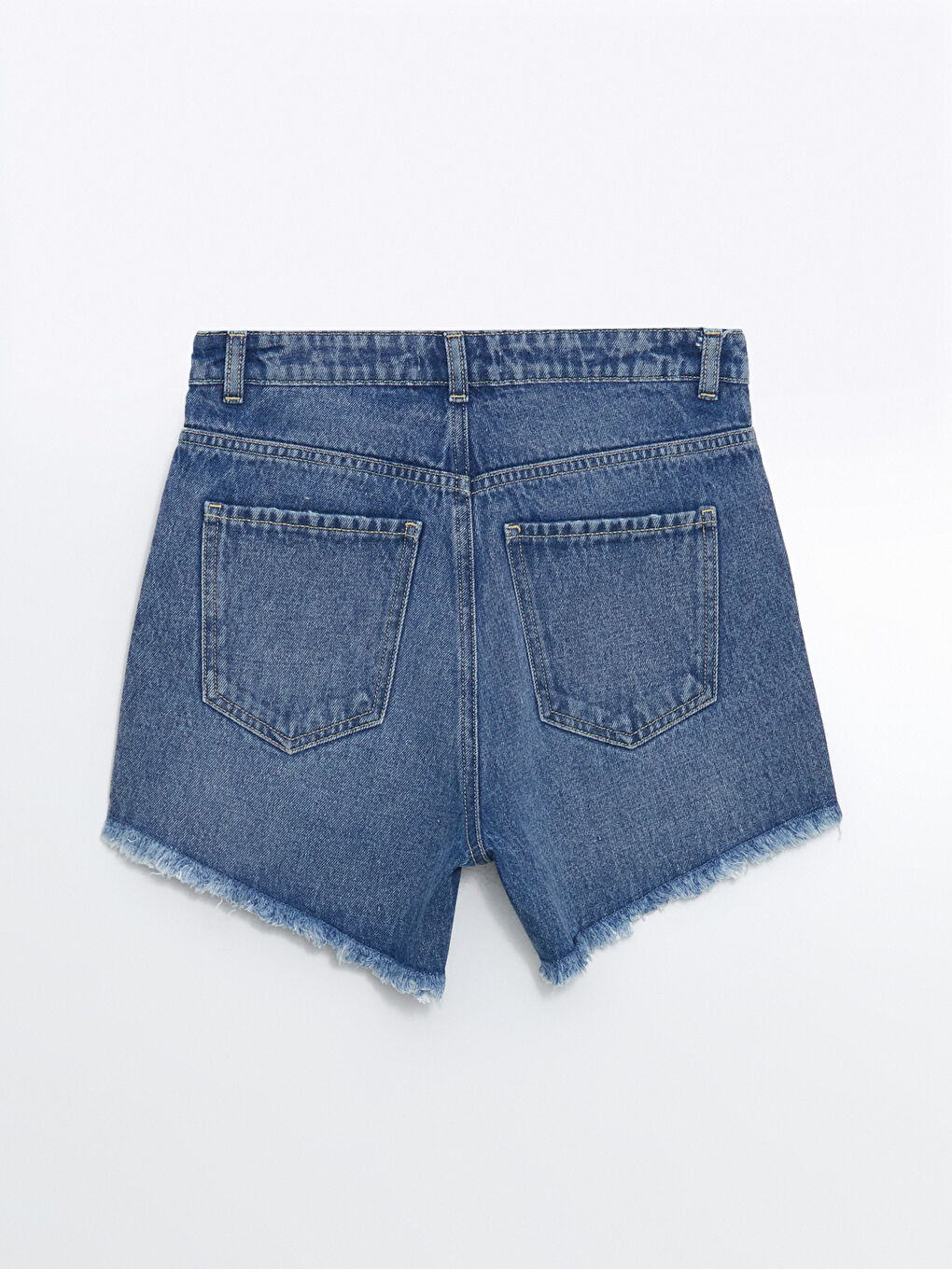 LC Waikiki Standard Fit Ripped Detail Women's Denim Shorts -S5IQ80Z8-311