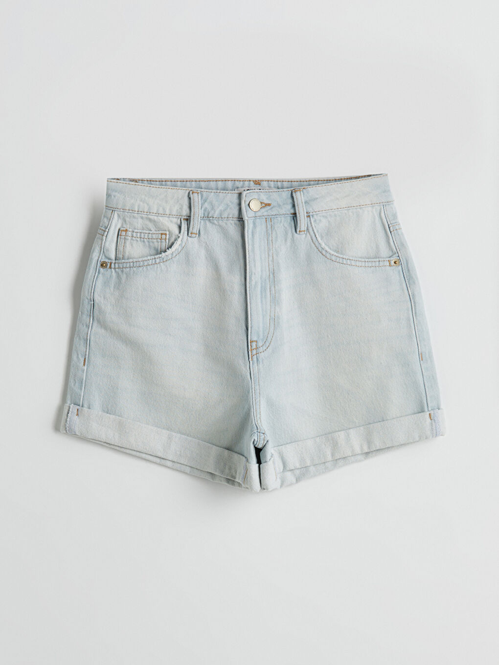 Regular Fit Women's Denim Shorts -S5IQ81Z8-869