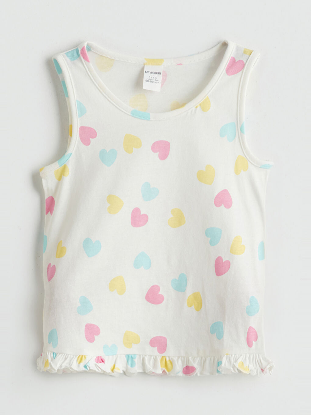 LC Waikiki Crew Neck Printed Girl Athlete 2 Pieces -S5IR35Z1-G0C