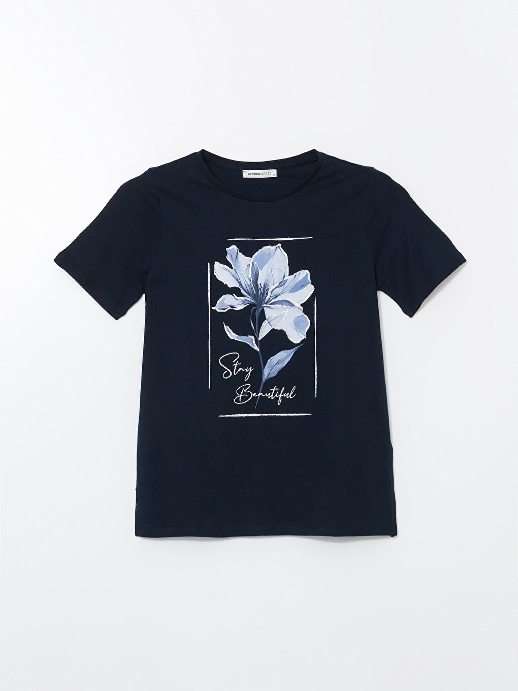 LC Waikiki Crew Neck Floral Women's T-Shirt -S5IR74Z8-E1J