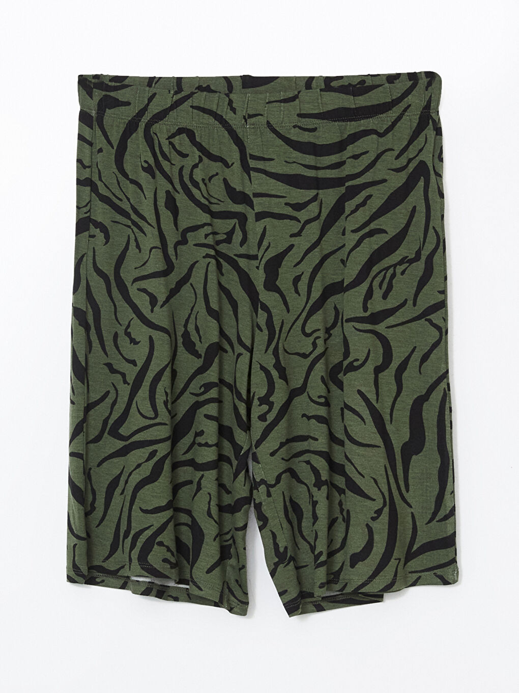 LCW Grace Elasticated Waist Patterned Women's Shorts -S5IS16Z8-LS6