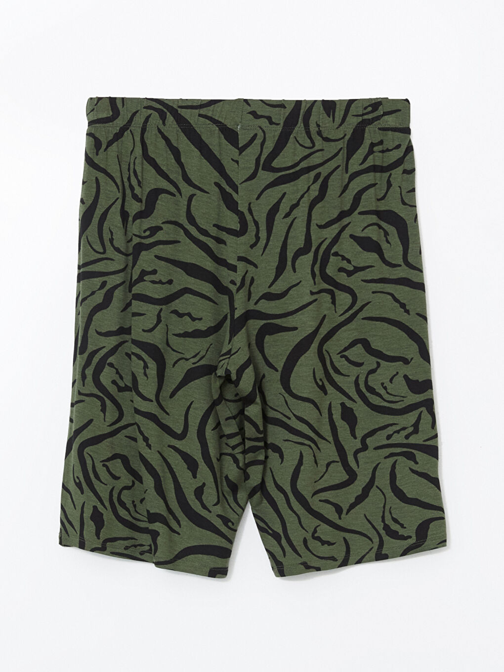 LCW Grace Elasticated Waist Patterned Women's Shorts -S5IS16Z8-LS6