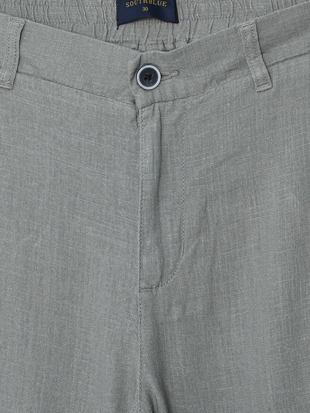 SOUTHBLUE Regular Fit Linen-Look Men's Shorts -S5IS31Z8-GBN
